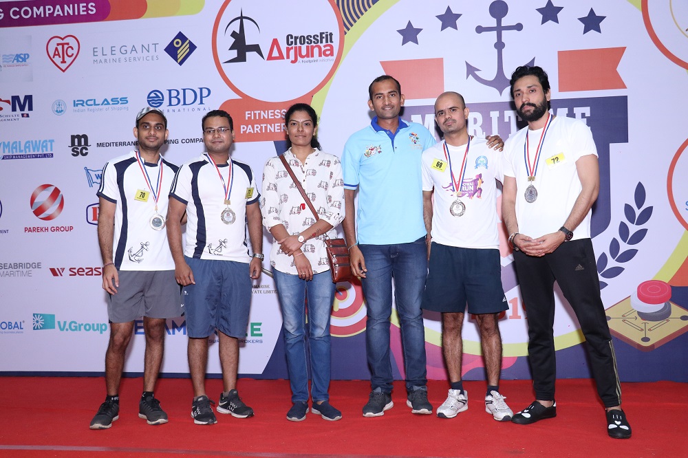 Runner- Up Indoor Rowing (Team ) Indian Register of Shipping
